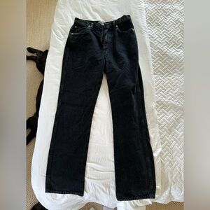 AGOLDE BLACK DENIM JEANS!